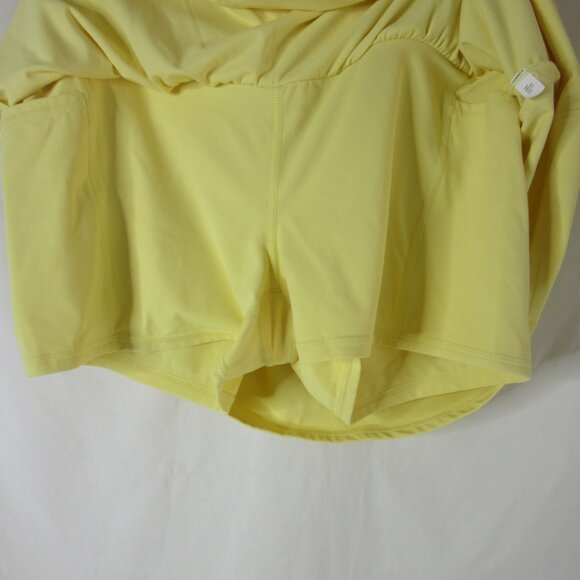 Joy Lab 2 Piece Active Skort and Shirt High Rise Cut Out Yellow XL & XXL NWT - Picture 10 of 11